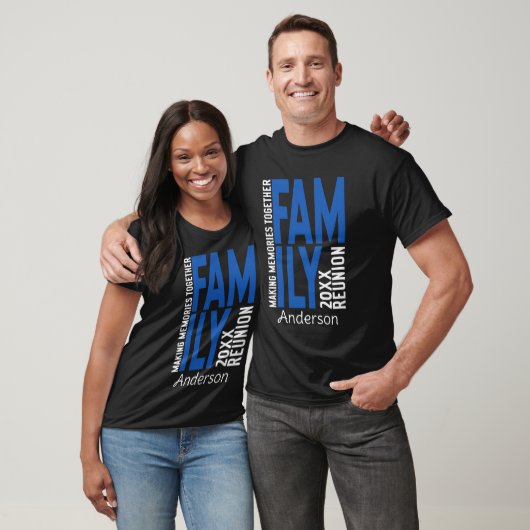 T-shirt Retrouvailles familiales Custom Automne Retourner (Unisexe)