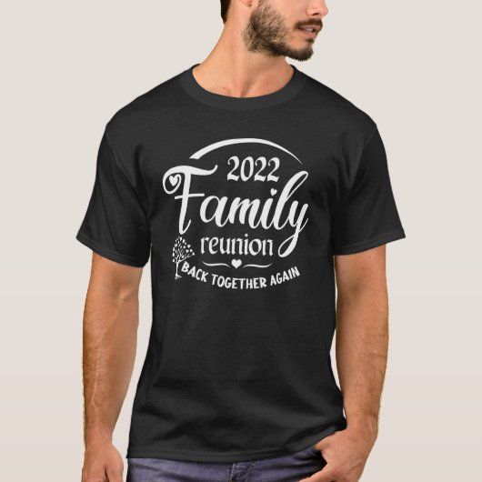 T-shirt Retrouvailles familiales ensemble 2022 (Devant)