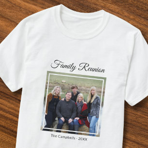 T-shirt Retrouvailles Familiales Modernes Personnalisé Nom