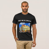T-shirt Retrouvez-moi à Curaçao (Devant entier)