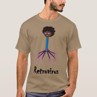T-shirt Rétrovirus Science Conception thématique