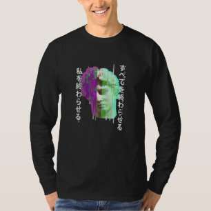 T-shirt Rétrowave synthwave vaporwave Glitch statue grecqu