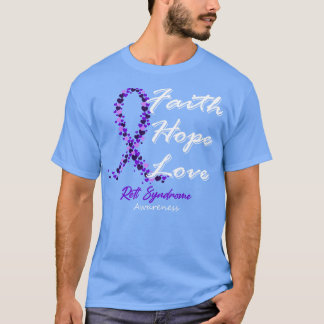 T-shirt Rett Syndrome Sensibilisation Foi Espoir Amour Dan