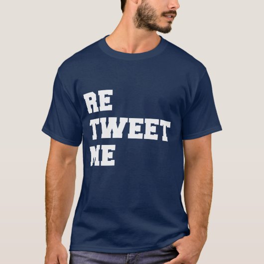 T-SHIRT RETWEET JE (Devant)