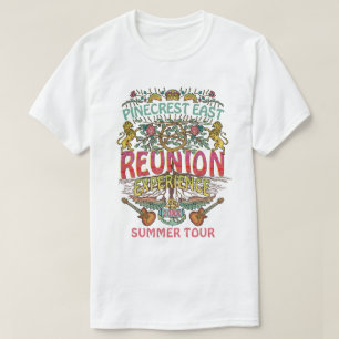 T-shirt Reunion Band Retro les années 70 Concert Logo Pers