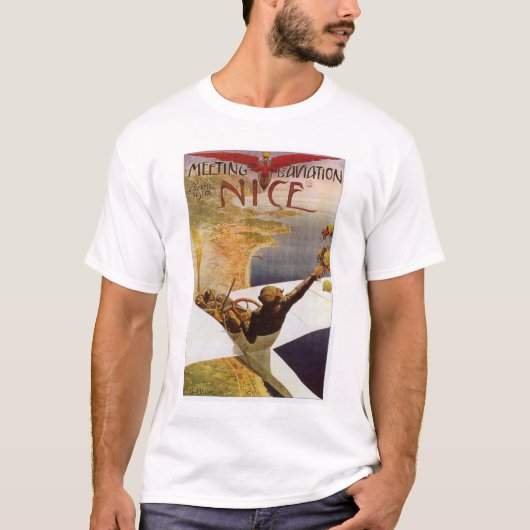 T-shirt Réunion d'Aviation de Nice (Devant)