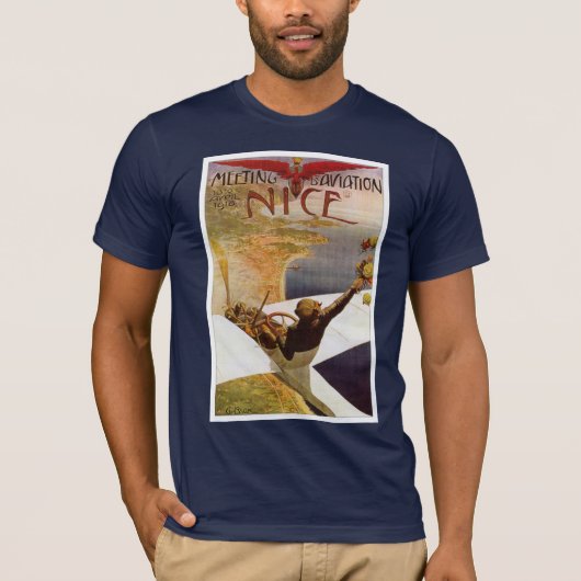 T-shirt Réunion d'Aviation de Nice (Devant)