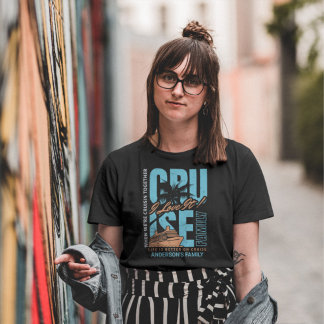 T-shirt Réunion de famille Croisière personnalisée Vacance