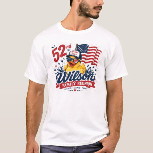 T-shirt Réunion de famille de Wilson pour la 52e fois