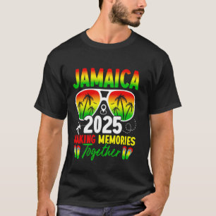T-shirt Réunion de famille Jamaïque 2025 Création de souve