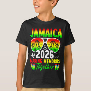 T-shirt Réunion de famille Jamaïque 2026 Vacances Création