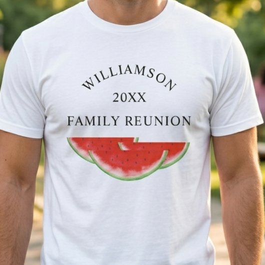 T-shirt Réunion de famille Pastèque 