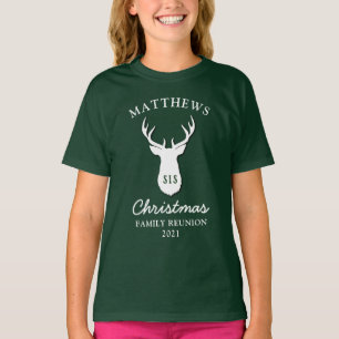 T-shirt Réunion de famille personnalisée pour Noël Sœur