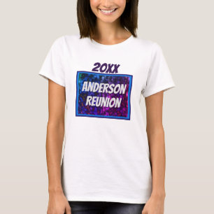 T-shirt Réunion de famille Rassemblement de Neon brillant 