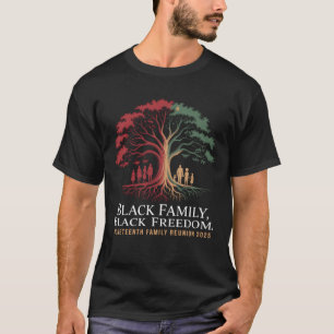 T-shirt Réunion de la famille Junetten 2025 Freedom Unity