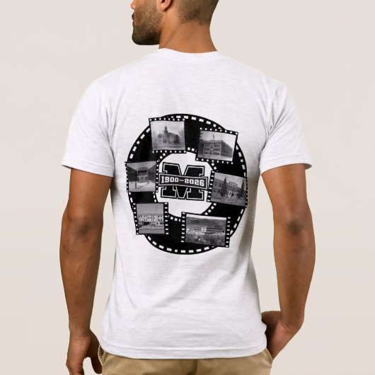 T-shirt Réunion de toutes les classes Mandan (Dos)