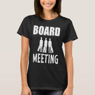 T-shirt Réunion du conseil Skateboard Skater Skater Meetin