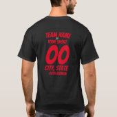 T-shirt Réunion du lycée 2024 Anniversaire (Dos)