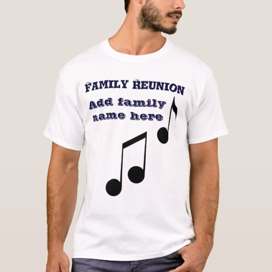 T-shirt Réunion familiale_ (Devant)