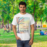 T-shirt Réunion familiale de l'arbre généalogique coloré<br><div class="desc">Ce T-shirt familial coloré est décoré d'un arbre généalogique en mosaïque arc-en-ciel et d'un arrière - plan d'aquarelle. Facilement personnalisable avec votre nom et l'année de votre réunion. Utilisez l'option Personnaliser supplémentaire pour modifier la taille, le style ou la couleur du texte si vous le souhaitez. Parce que nous créons...</div>