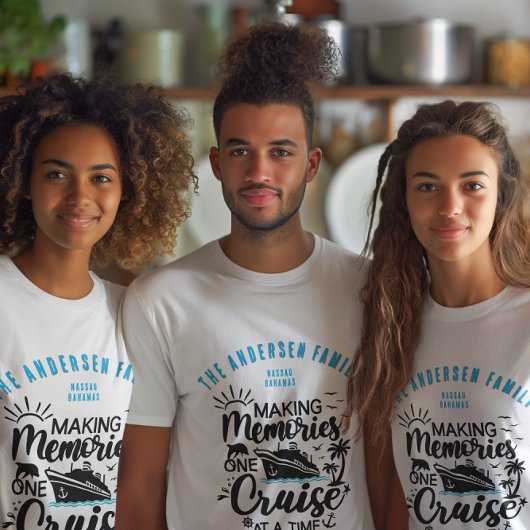 T-shirt Réunion familiale | Groupe de jumelage de croisièr