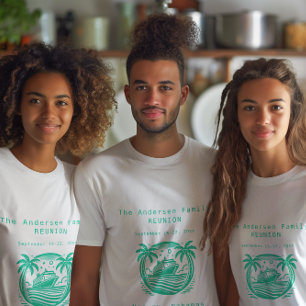 T-shirt Réunion familiale   Reunion Cruise Group