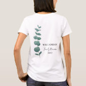 T-shirt Réunion Famille Eucalyptus (Dos)