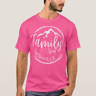 T-shirt Réunion Nashville Camping Funny Voyage en famille 
