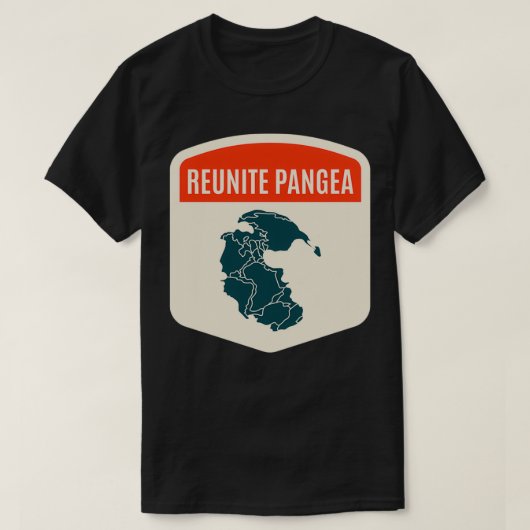 T-shirt Réunir la Pangée 1 (Design devant)