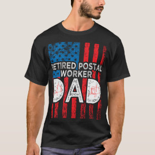 T-shirt Réussite du travailleur postal à la retraite Mailm