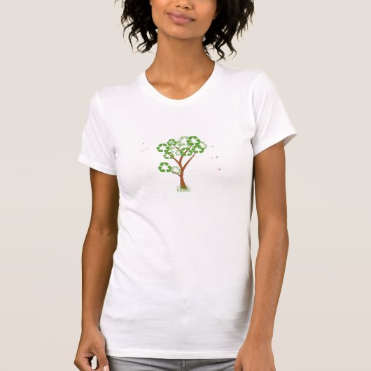 T-shirt Réutilisez l'arbre (Devant)