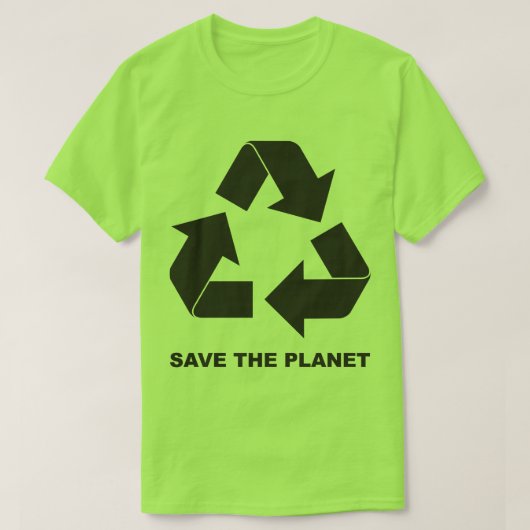 T-shirt Réutilisez les économies la planète réutilisant le (Design devant)