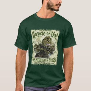 T-shirt Réutilisez ou mourez des grenouilles