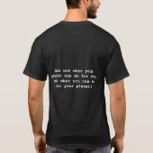 T-shirt RÉUTILISEZ pour la TERRE (Dos)