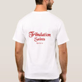 T-shirt Rév. 6 de saints de tribulation (Dos)