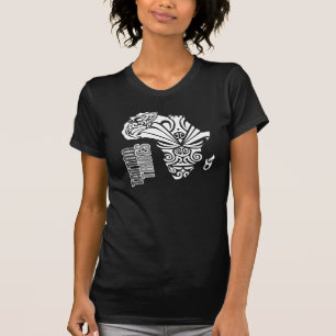 T-shirt rêve africain - tete noire