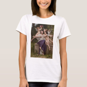 T-shirt Rêve de printemps, Dream of Spring par Bouguereau