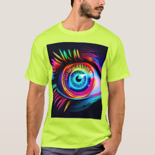 T-shirt Rêve d'œil au néon