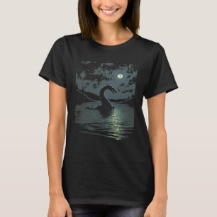 T-shirt Rêve éthéré Nessie Monstre du Loch Ness Cool Horro