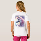 T-shirt rêve Unicorne (Dos entier)