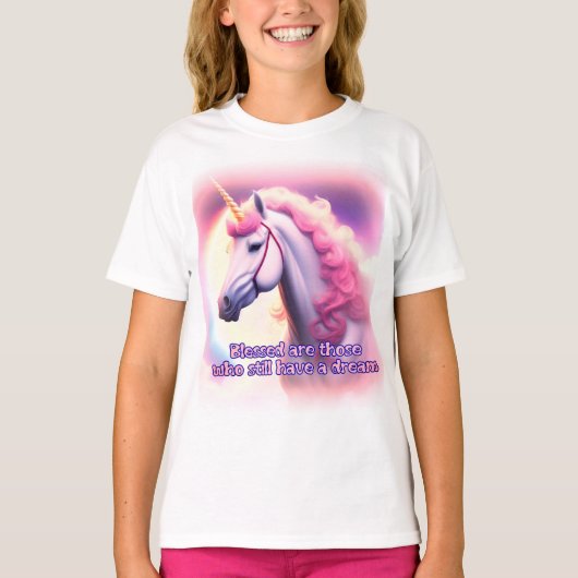 T-shirt rêve Unicorne (Devant)