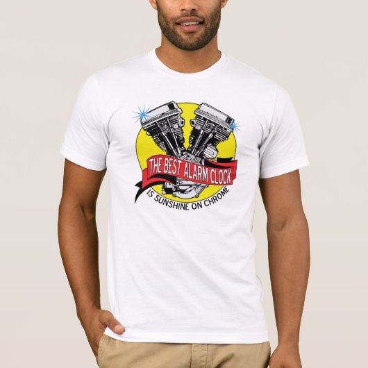 T-shirt Réveil de cycliste (Devant)