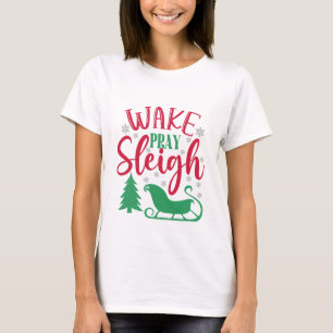 T-shirt Réveil Prière Sleigh - Noël