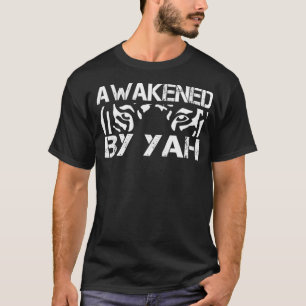 T-shirt Réveillé Par Yah Lion Eyes Hébreu Israélite Te