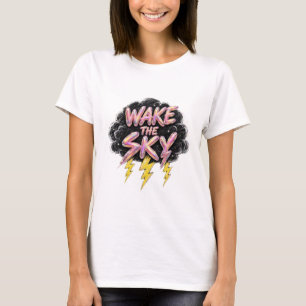 T-shirt Réveillez la tempête de foudre du ciel