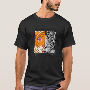T-shirt Réveillez Le Tigre À L'Intérieur De Vous Chat Préd