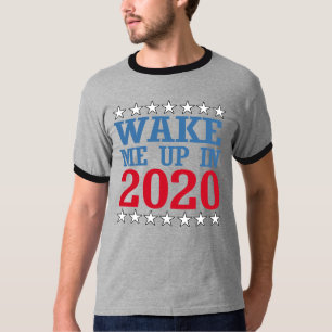 T-shirt Réveillez-moi en 2020 -- Conception d'Anti-Atout