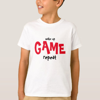 T-shirt réveillez-vous et de jeu pour des gamers