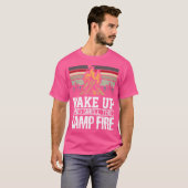 T-shirt Réveillez-Vous Et Sentez Le Camping De Coucher De  (Devant entier)
