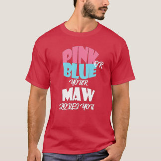 T-shirt Révélation de genre pour bébé pour MAW classique